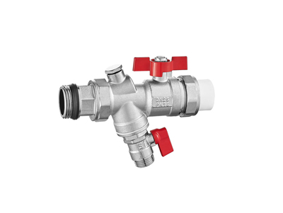 Multi function filter ball valve PPR / outer wire